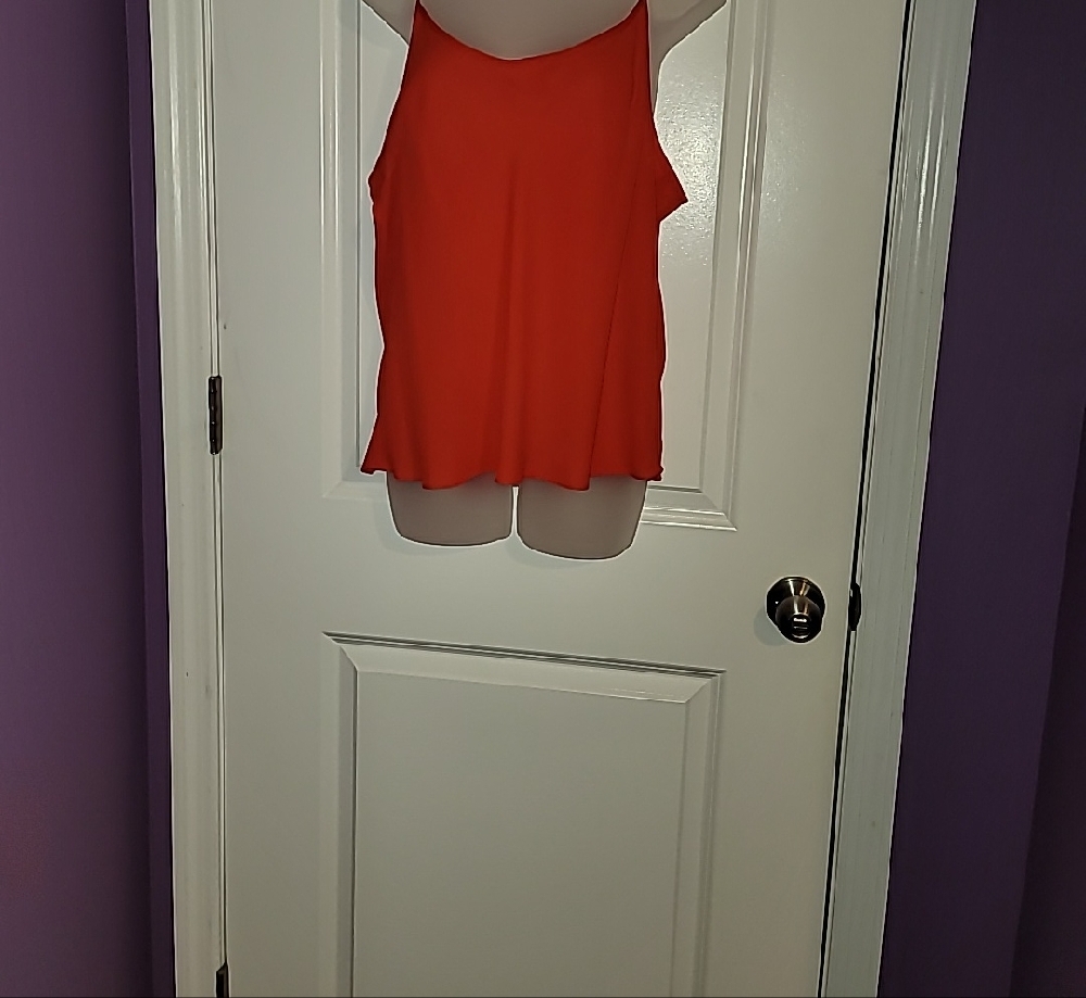 Vince Camuto Vibrant Red Top & Camisole Set Sz: XL - Picture 5 of 8